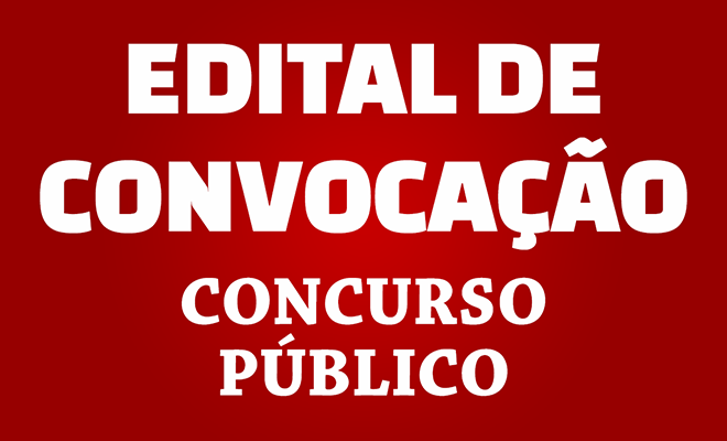 Convocação Concurso.