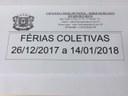 FÉRIAS COLETIVAS