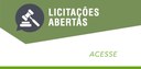 Licitações Abertas.